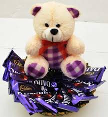 Mix chocolates withteddy