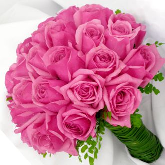 12 roses in a bouquet
